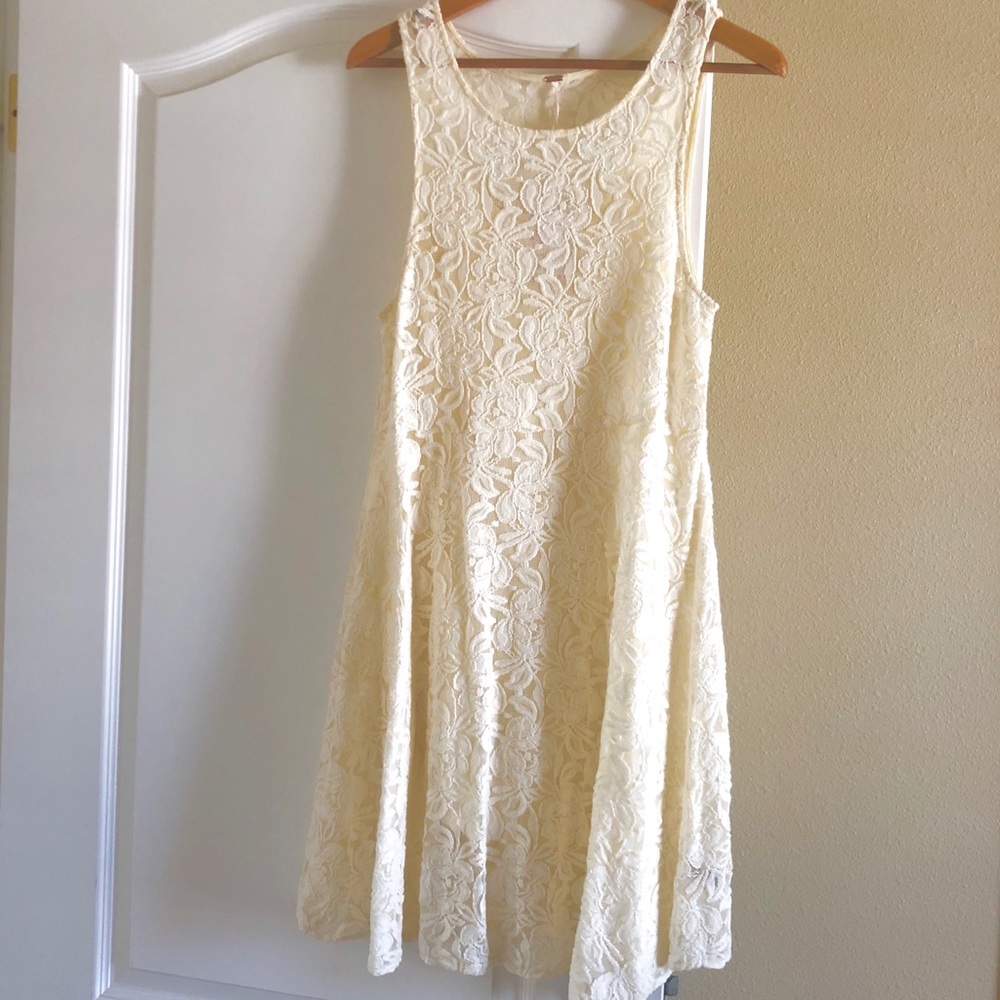 NWT Free People Lace Flared Dress